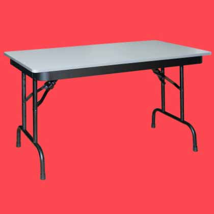 grey desk top folding work table photo