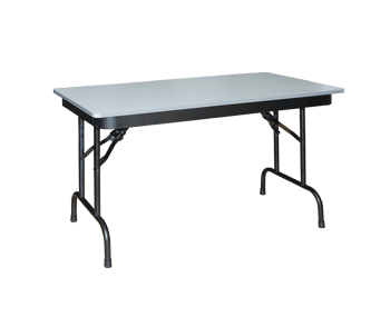 grey desk top af folding work table photo