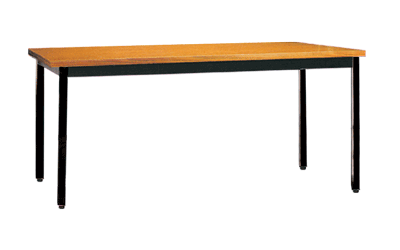 teak colour desk top af detachable work table